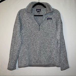 Light grey Patagonia better sweater, size medium